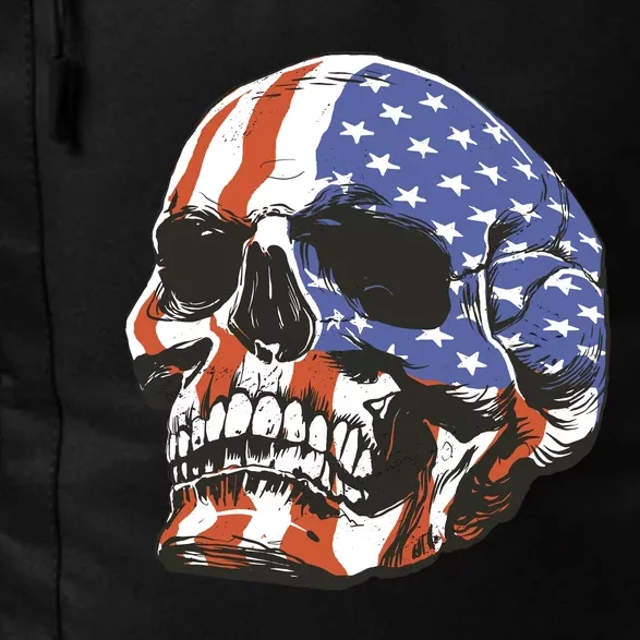 American Flag Patriotic Skull Daily Commute Backpack