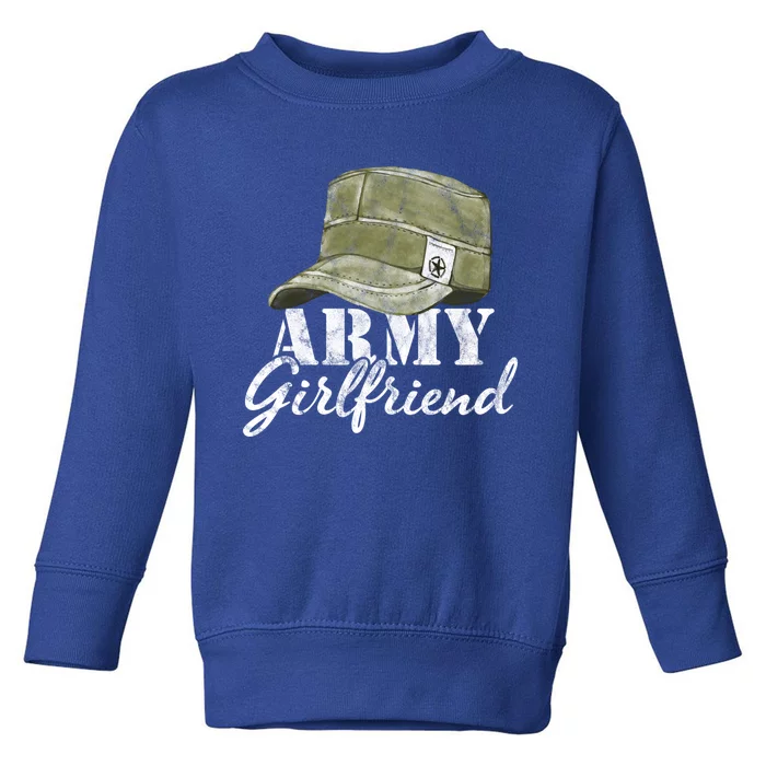 Army Friend Proud Vintage Physical Fitness Workout Gift Toddler Sweatshirt