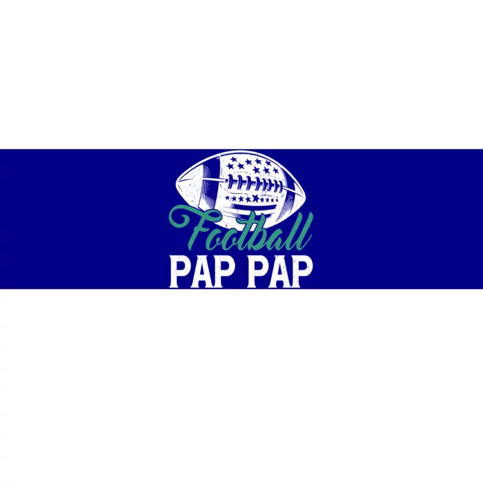 American Football Pap Pap Happy FatherS Day Dad Grandpa Gift Bumper Sticker