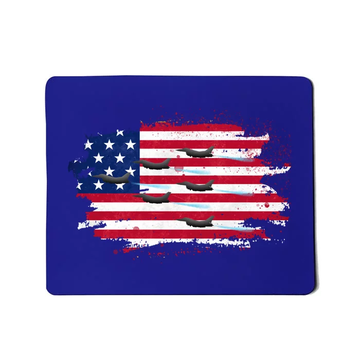 Army Flag Plane Soldiers Dad Military Party Mom Great Gift Mousepad