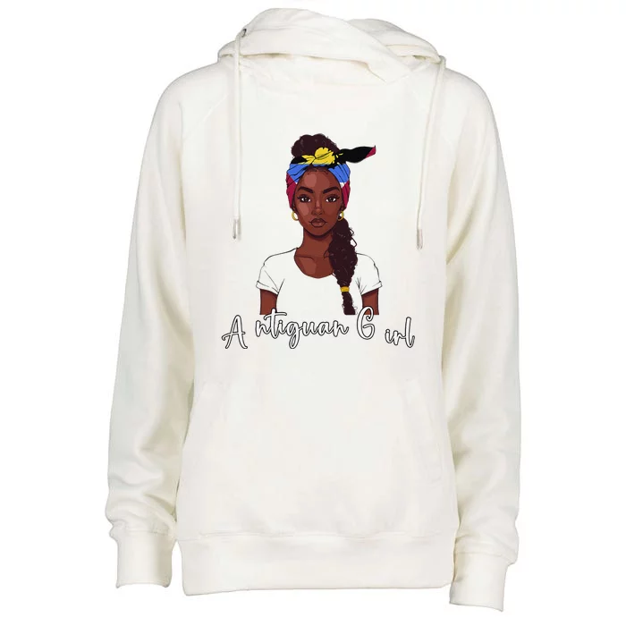 Antigua Flag Products Souvenirs Uniform Woman Antiguan Womens Funnel Neck Pullover Hood