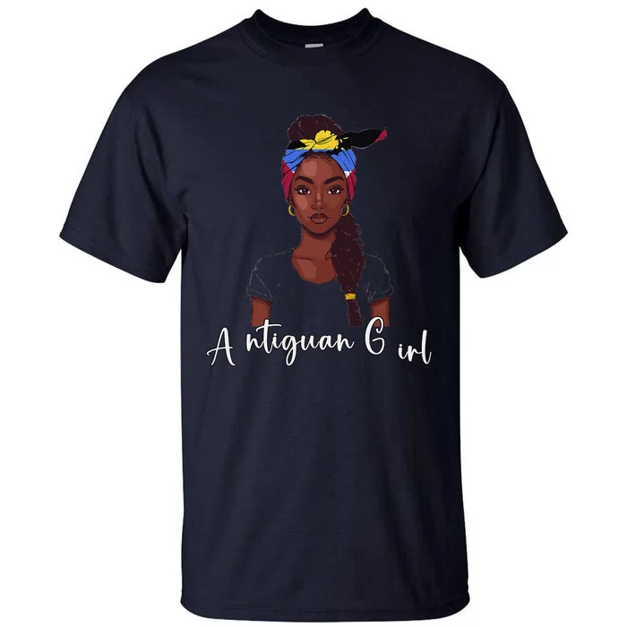 Antigua Flag Products Souvenirs Uniform Woman Antiguan Tall T-Shirt