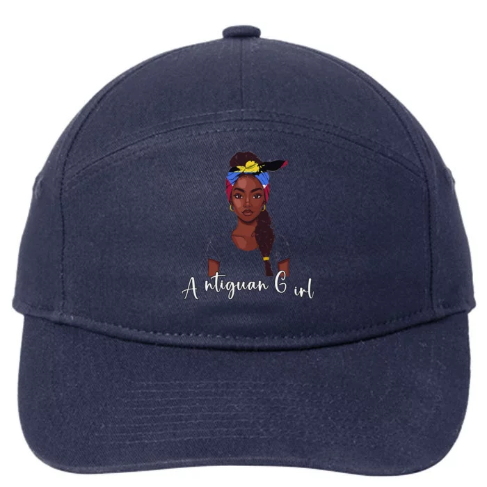 Antigua Flag Products Souvenirs Uniform Woman Antiguan 7-Panel Snapback Hat