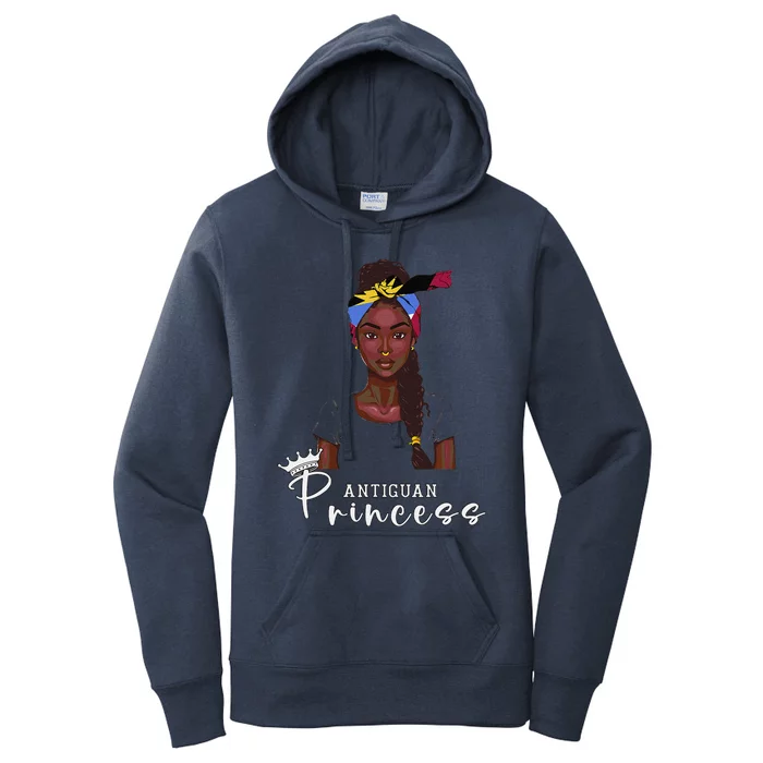 Antiguan Flag Princess Souvenirs Products Woman Antigua Women's Pullover Hoodie