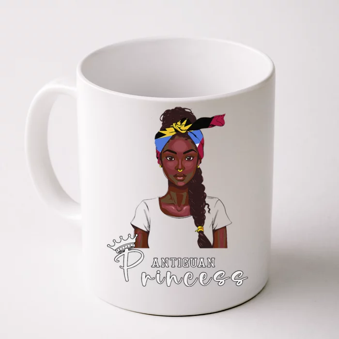 Antiguan Flag Princess Souvenirs Products Woman Antigua Front & Back Coffee Mug