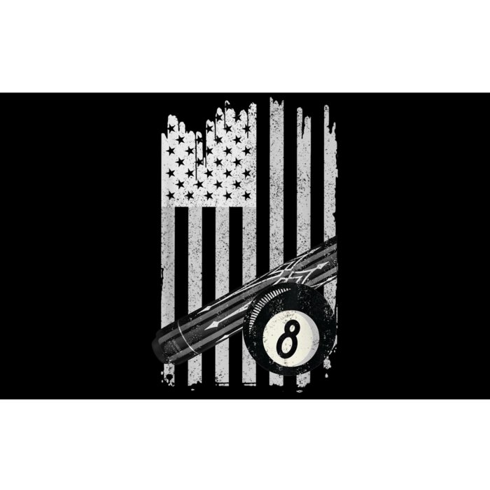 American Flag Pool Table Billiard 8 Ball Wear Bumper Sticker