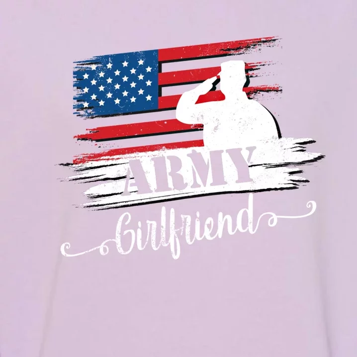 Army Friend Proud Us Military Army Cool Gift Garment-Dyed Sweatshirt