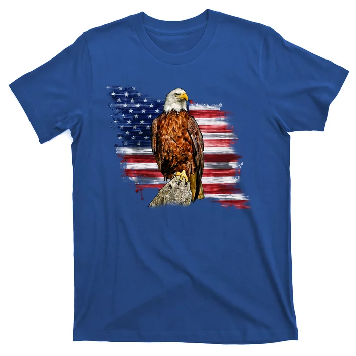 American Flag Patriotic Eagle Vintage T-Shirt