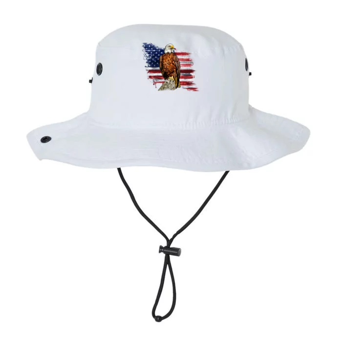 American Flag Patriotic Eagle Vintage Legacy Cool Fit Booney Bucket Hat