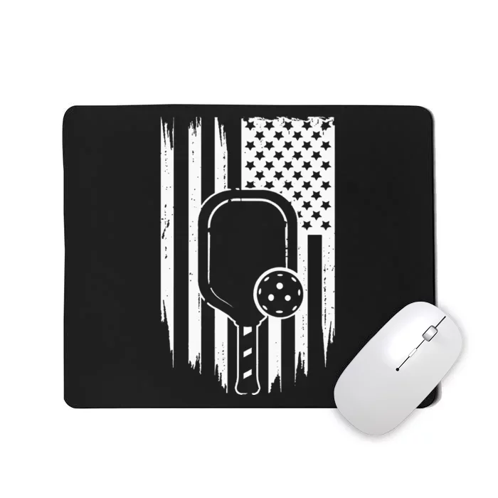 American Flag Pickleball Apparel Pickleball Mousepad