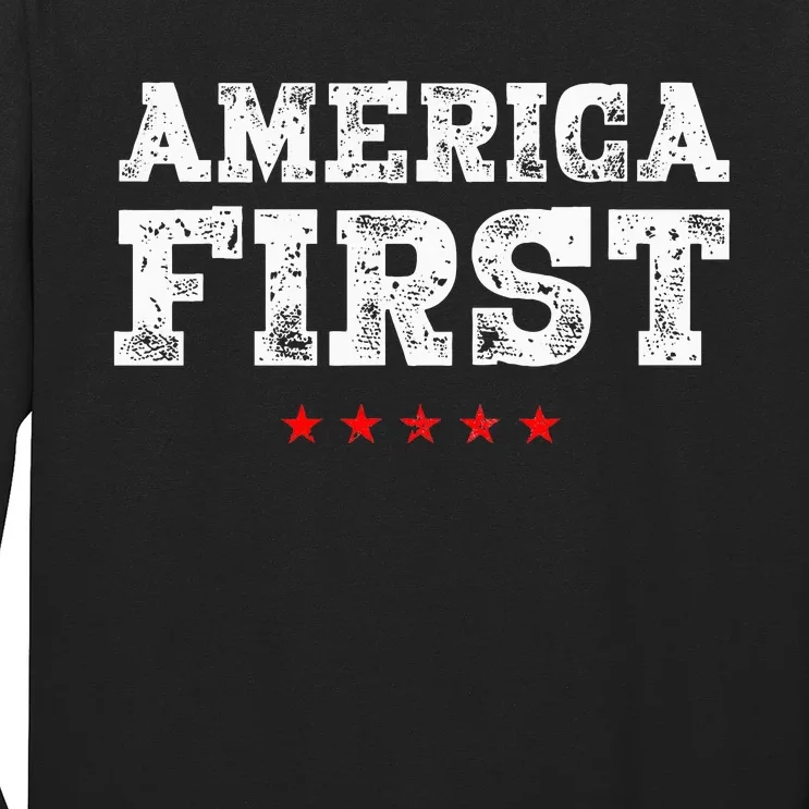 America First Protrump Long Sleeve Shirt