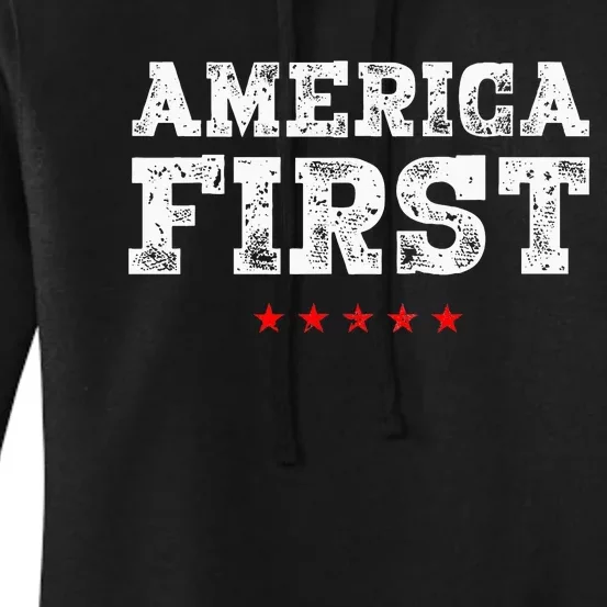 America First Protrump Women's Pullover Hoodie