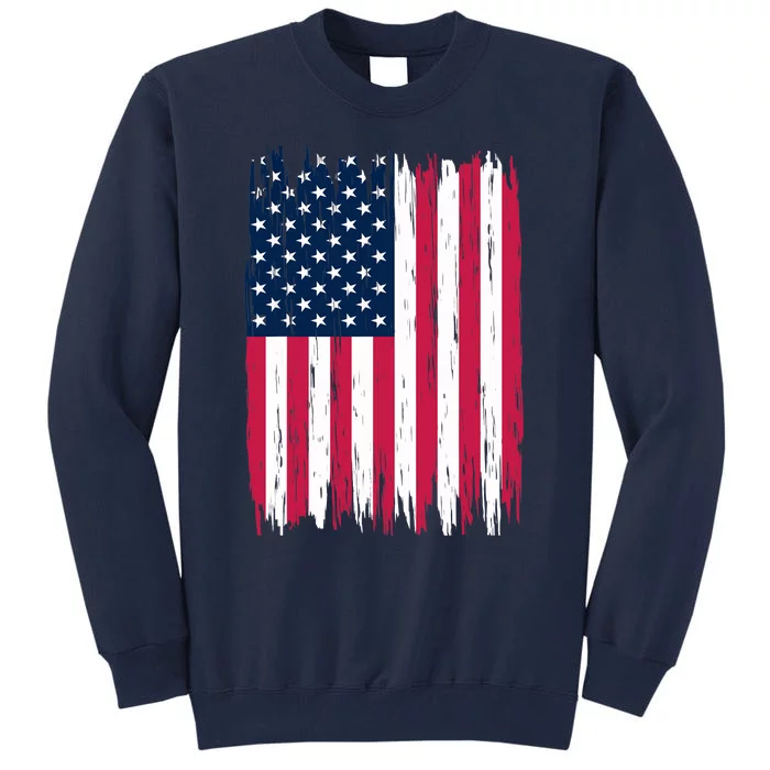 American Flag Patriotic 4th of July Independence Day Tall Sweatshirt