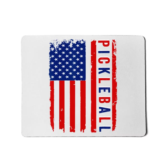 American Flag Pickleball 4th Of July Cool Sport Patriotic Mousepad