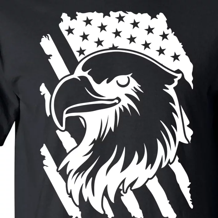 America Flag Patriotic Eagle Tall T-Shirt