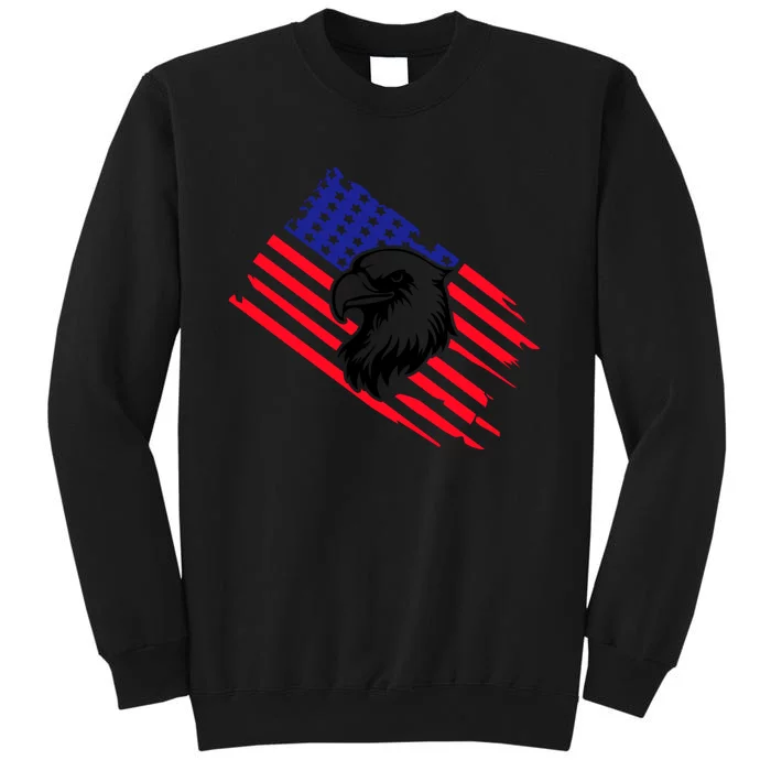 America Flag Patriotic Eagle Sweatshirt