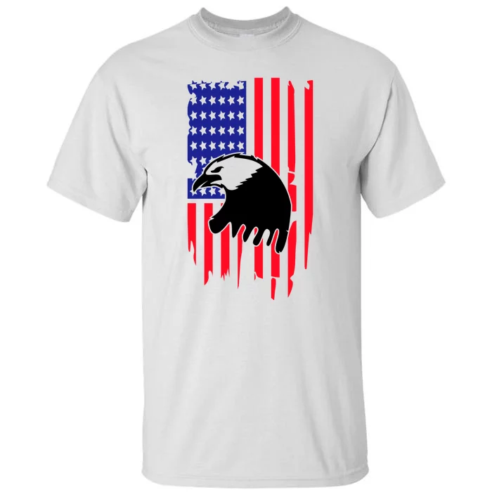 America Flag Patriotic Eagle Tall T-Shirt