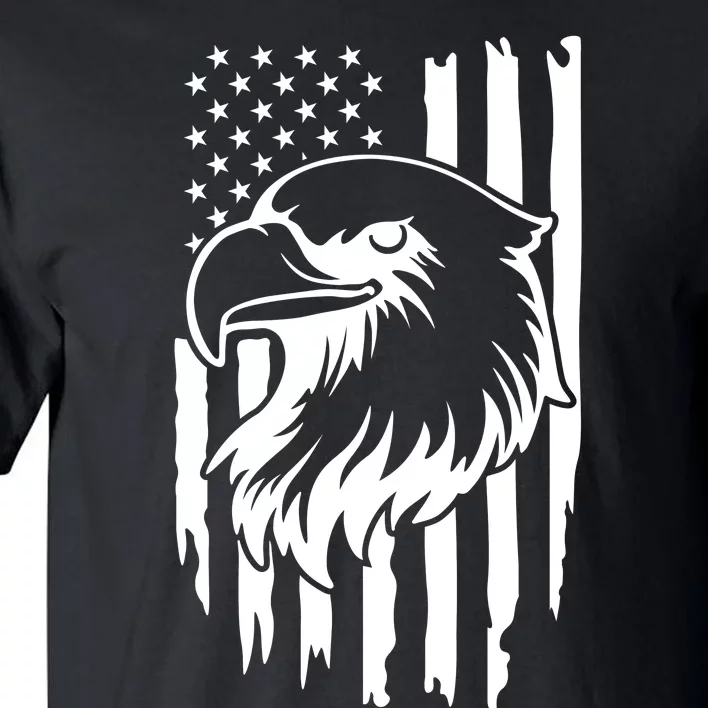 America Flag Patriotic Eagle Tall T-Shirt