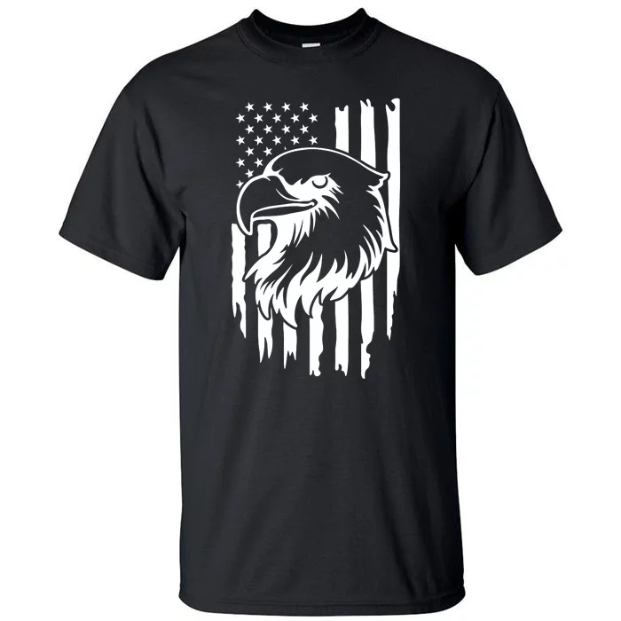 America Flag Patriotic Eagle Tall T-Shirt