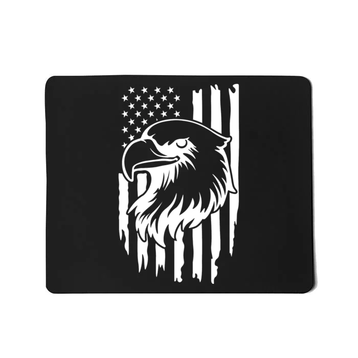 America Flag Patriotic Eagle Mousepad