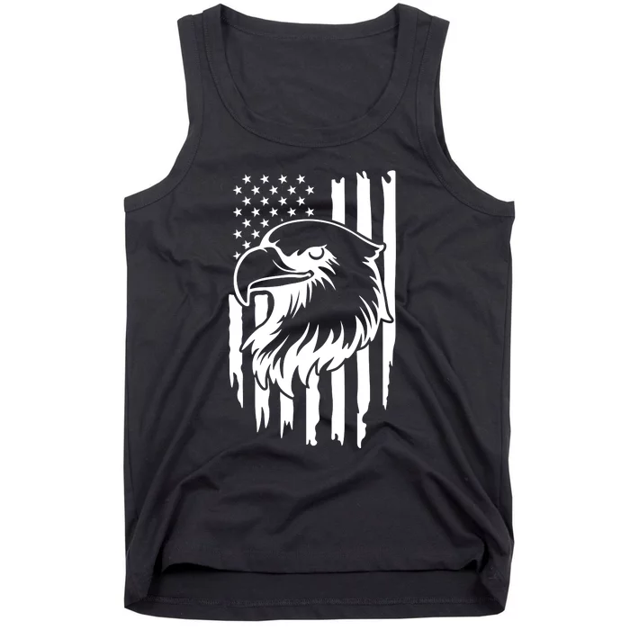 America Flag Patriotic Eagle Tank Top