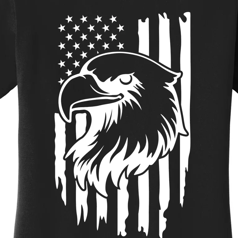 America Flag Patriotic Eagle Women's T-Shirt