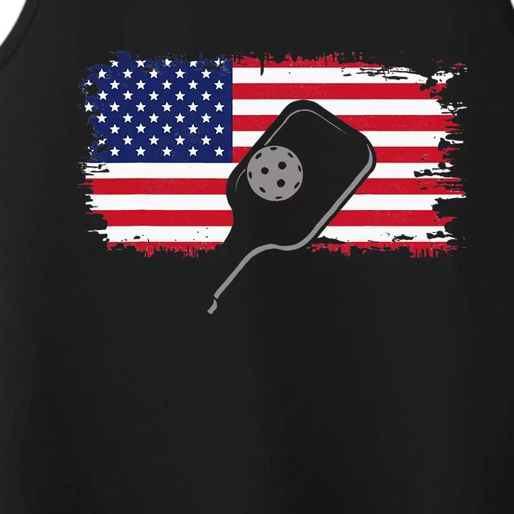 American Flag Pickleball Performance Tank