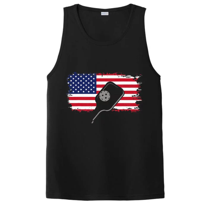 American Flag Pickleball Performance Tank