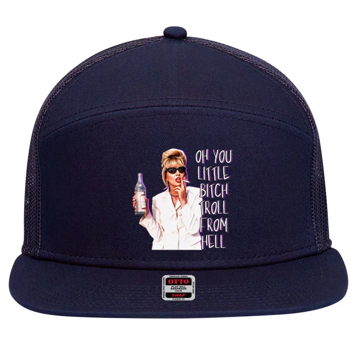 Absolutely Fabulous Patsy 7 Panel Mesh Trucker Snapback Hat