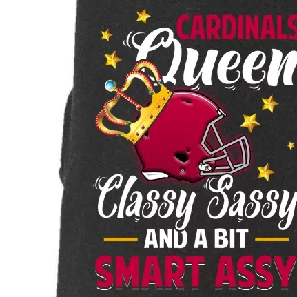 Arizona Football Queen Classy Sassy And A Bit Smart Assy Doggie 3-End Fleece Hoodie