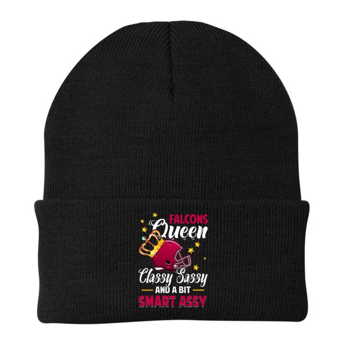 Atlanta Football Queen Classy Sassy And A Bit Smart Assy Knit Cap Winter Beanie