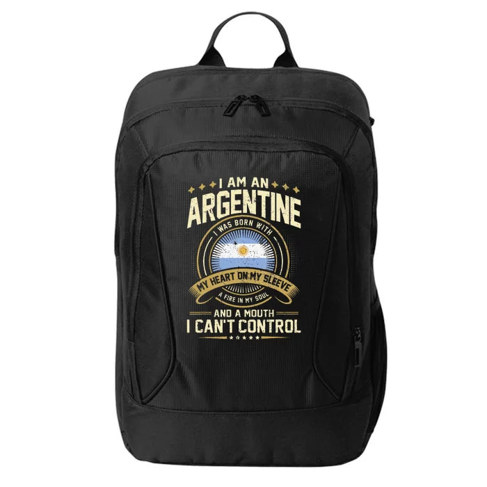 Argentina Funny Quote Argentine Vintage City Backpack