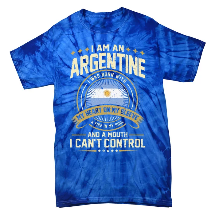 Argentina Funny Quote Argentine Vintage Tie-Dye T-Shirt