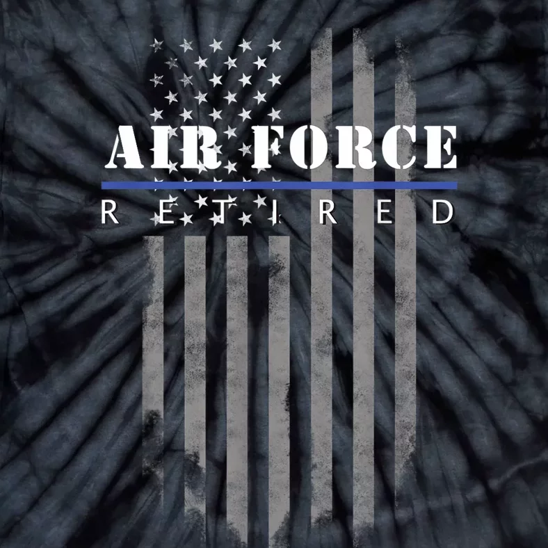 Air Force Retired Tie-Dye T-Shirt