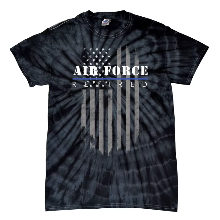 Air Force Retired Tie-Dye T-Shirt