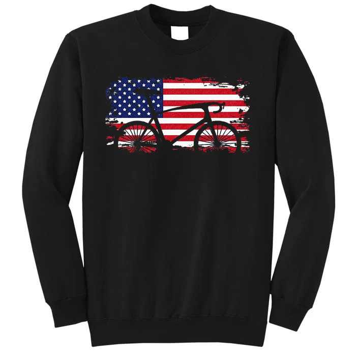 American Flag Road Biking Cycling Apparel Bicycle Cycling Sweatshirt