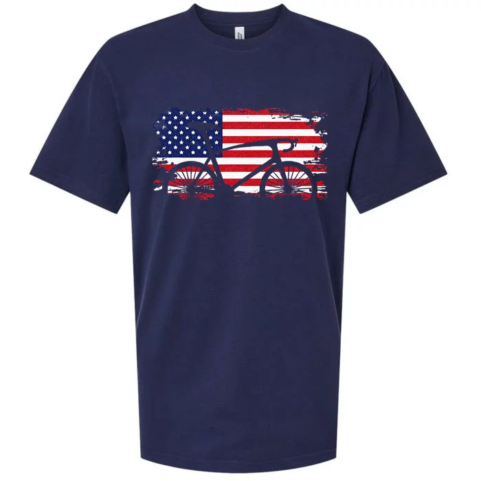 American Flag Road Biking Cycling Apparel Bicycle Cycling Sueded Cloud Jersey T-Shirt