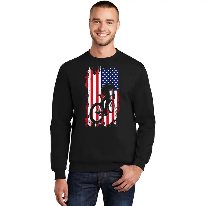 American Flag Road Biking Cycling Apparel Cycling Sweatshirt