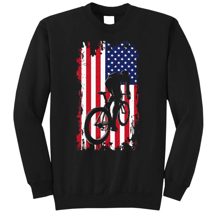 American Flag Road Biking Cycling Apparel Cycling Sweatshirt