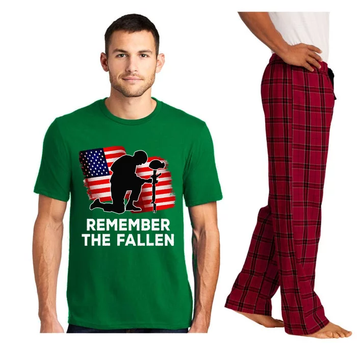 American Flag Remember The Fallen Memorial Day Pajama Set