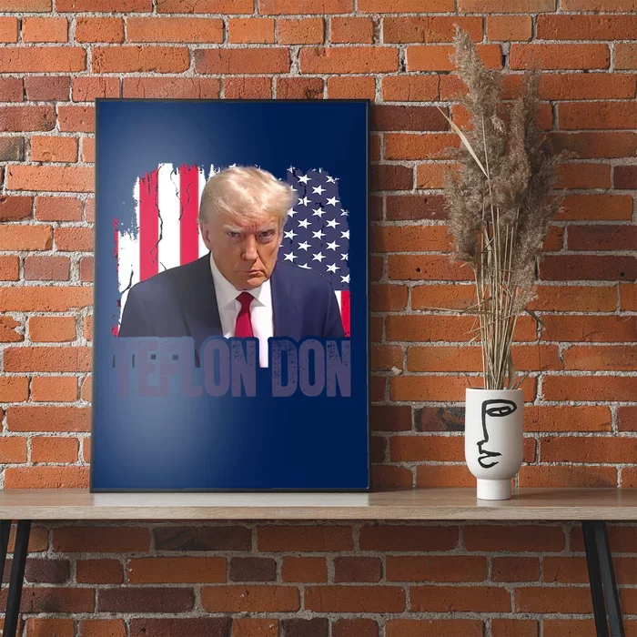 American Flag Republican Trump Teflon Don 2024 American Flag Republican Poster