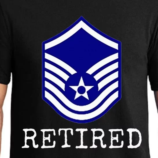 Air F.O.R.C.E Retired E7 Master Sergeant Pajama Set