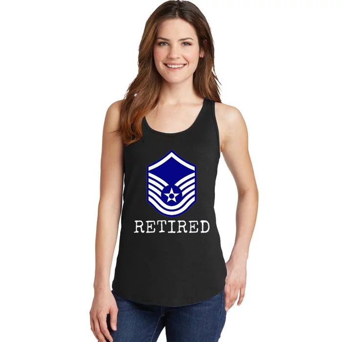 Air F.O.R.C.E Retired E7 Master Sergeant Ladies Essential Tank