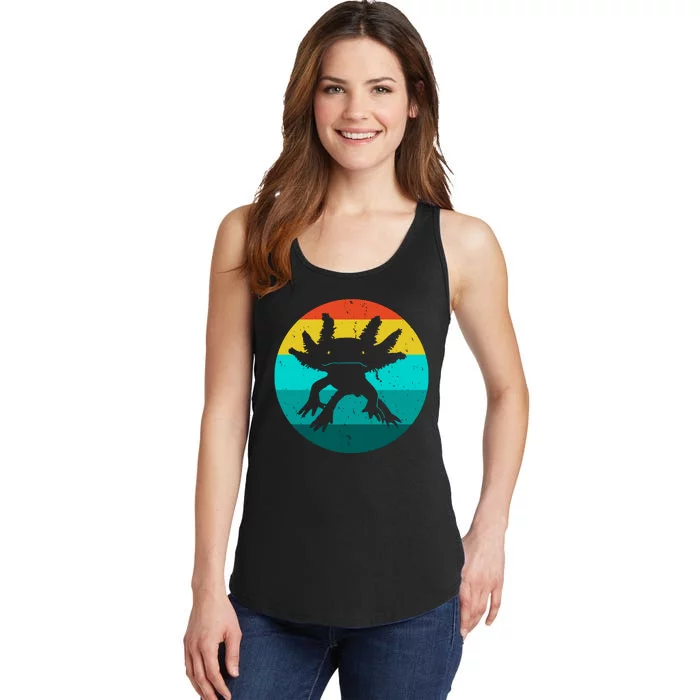 Axolotl Funny Retro Ladies Essential Tank