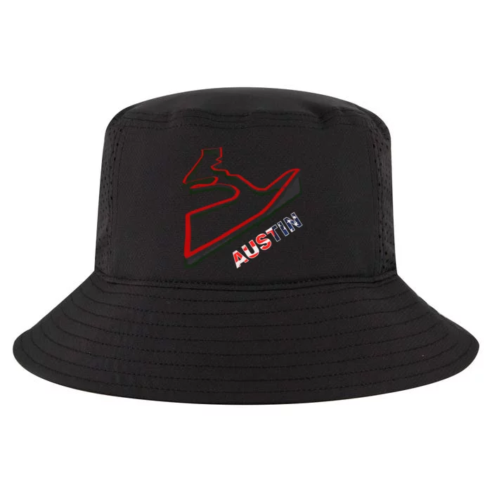 Austin Formula Racing Track Circuit Map For Fans Cool Comfort Performance Bucket Hat