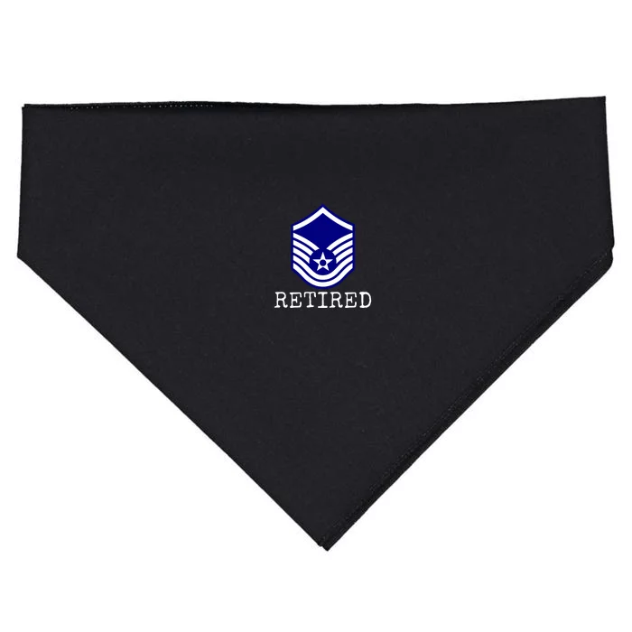 Air Force Retired E7 Master Sergeant USA-Made Doggie Bandana