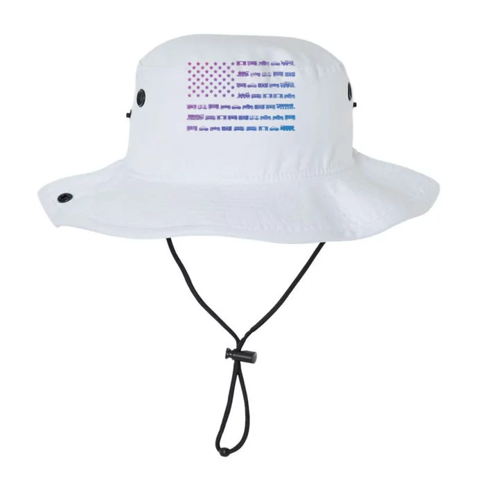 American Flag Railroad Train Conductor Gift Legacy Cool Fit Booney Bucket Hat