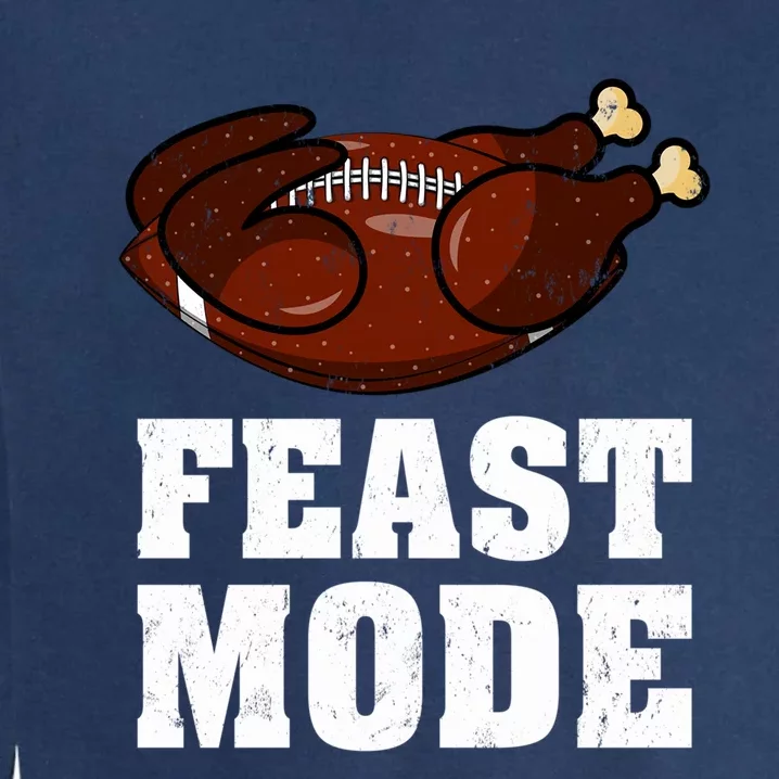 American Football Rugbey Feast Mode Thanksgiving Meaningful Gift Garment-Dyed Sweatshirt