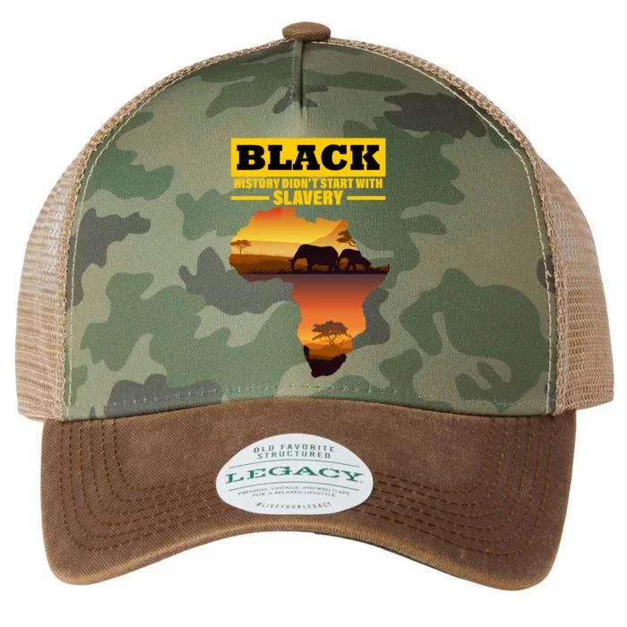 Africa Pride Black History Didn't Start With Slavery Legacy Tie Dye Trucker Hat