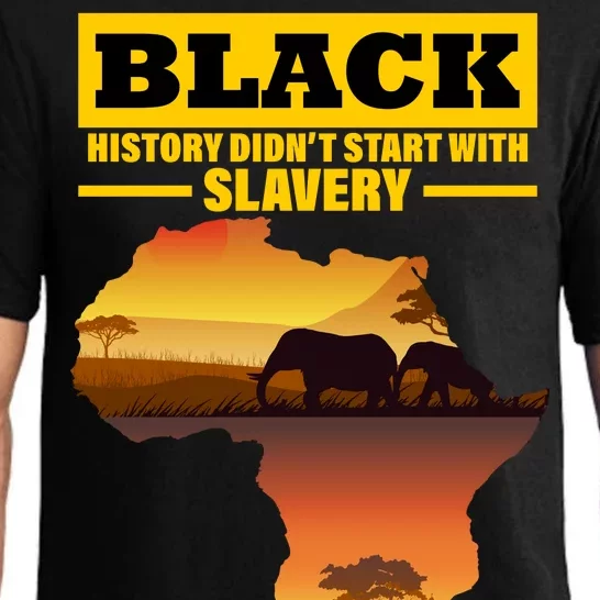 Africa Pride Black History Didn't Start With Slavery Pajama Set